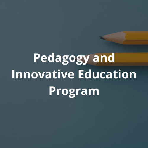 Pedagogy and Innovative Education Program